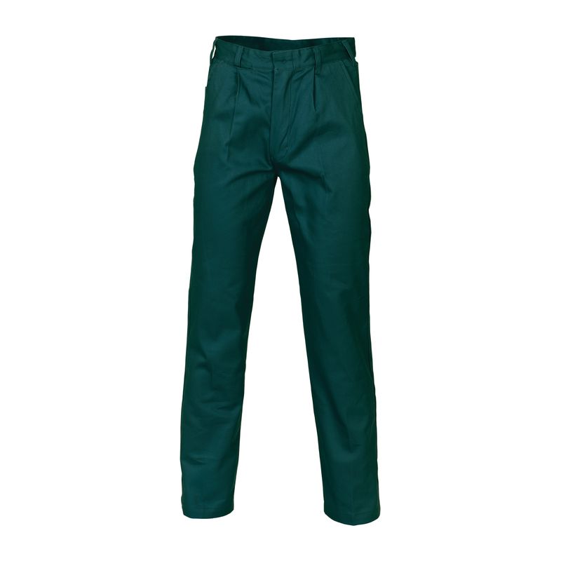 DNC - Cotton Drill Work Pants (Green) - 3311 - Workwear Guys